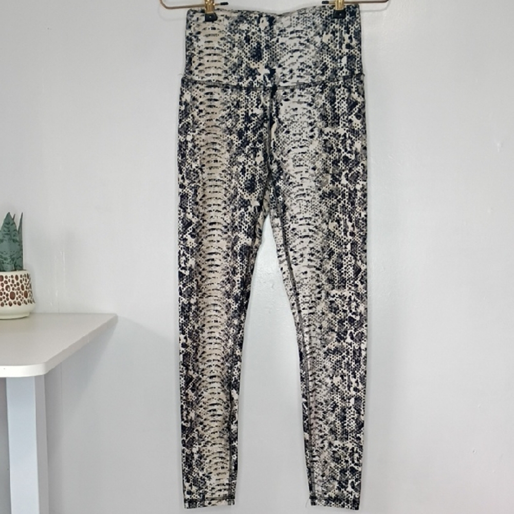 Balance Collection Snakeskin Animal Print Leggings Women’s Small High-Rise Yoga